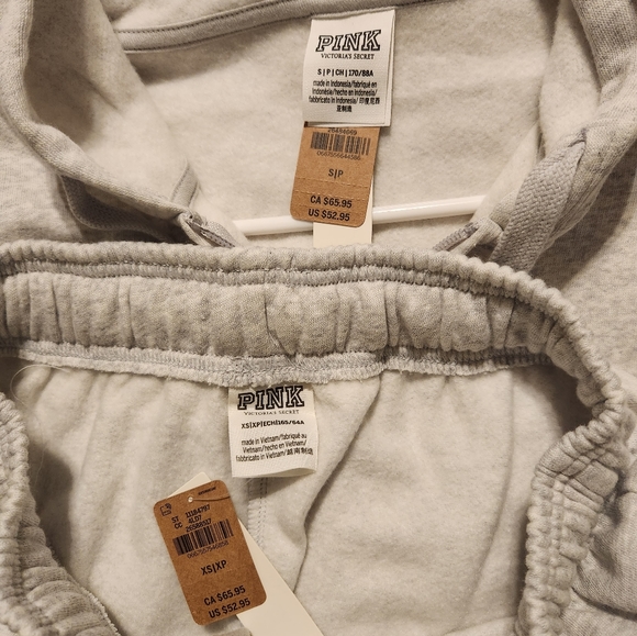 Victorias Secret PINK set *grey* NWT - Picture 2 of 3